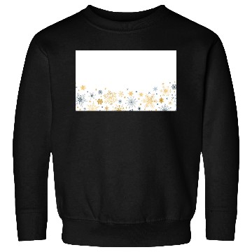 Discover Elegant Snowflakes White Gold Silver Sweatshirts