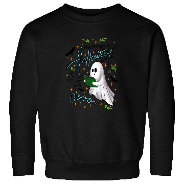 Discover Happy Halloween Ghost Sweatshirts