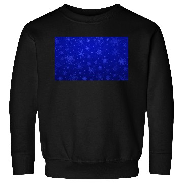 Discover Blue Snowflakes Christmas Pattern Sweatshirts