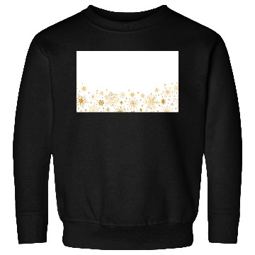 Discover Elegant White Gold Snowflakes Sweatshirts