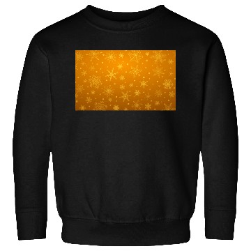 Discover Orange Snowflakes Christmas Pattern Sweatshirts