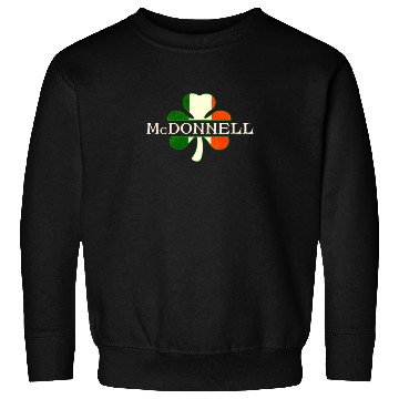 Discover Mcdonnell Irish Surname Ireland Flag Shamrock Sweatshirts