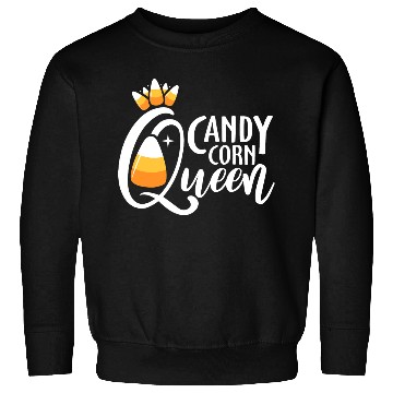 Discover Candy Corn Queen Funny Halloween Costume Gift Sweatshirts