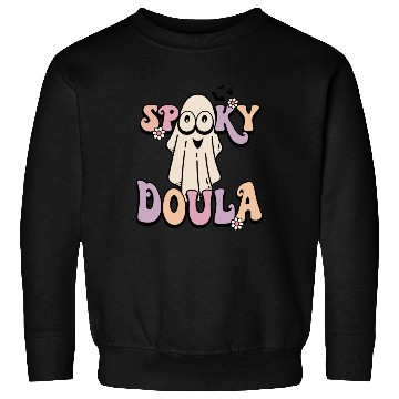 Discover Cute Spooky Doula Halloween Retro Sweatshirts