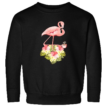 Discover Tropical Flamingo Coffee Lover Sweatshirts