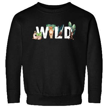 Discover Wild Animals Cat Eagle Monkey Deer Sweatshirts