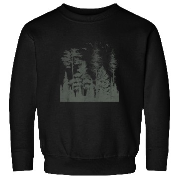 Discover Dark Forest Outdoor Nature Camper Sweatshirts