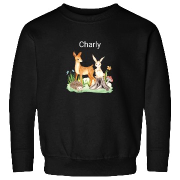 Discover Animal deer rabbit hedgehog Charly Sweatshirts