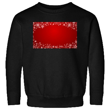 Discover Red Snowflakes Pattern Sweatshirts