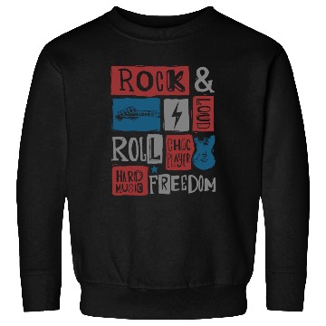 Discover rock music guitar player Sweatshirts