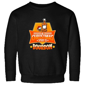 Discover My christmas spirit is bourbon Sweatshirts