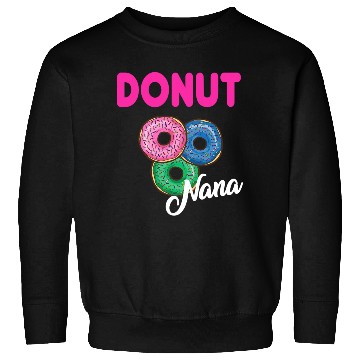 Discover Womens Nana Donut Sweatshirts Grandmother Donut Lover
