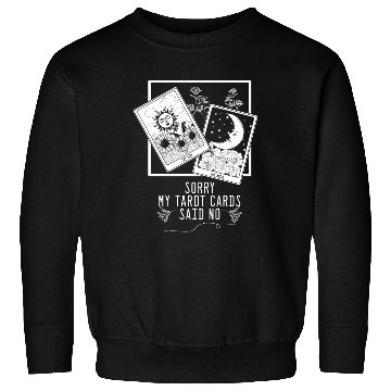 Discover Gothic Moon Sun Tarot Card Said No Halloween Sweatshirts