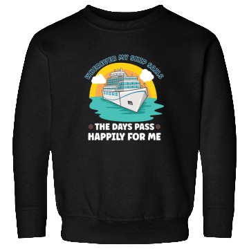 Discover Boating Boat Captain Cruise Ship Cruising Yacht Sweatshirts