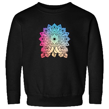 Discover Mandala Rose Art Sweatshirts