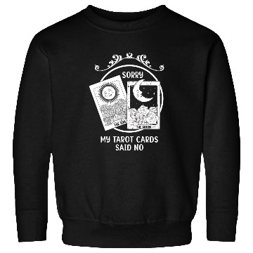 Discover Moon Sun Tarot Card Said No Halloween Sweatshirts