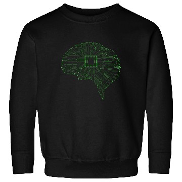 Discover Computer Circuit Board Brain Sweatshirts