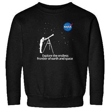 Discover NASA Explore The Endless Frontier Of Earth Space Sweatshirts