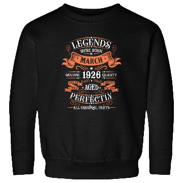 Discover March 1926 Anniversary Vintage Gift Idea 1926 Sweatshirts