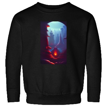Discover Alien planet landscape Sweatshirts