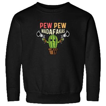 Discover Pew Pew Madafakas Gardener Gift Sweatshirts