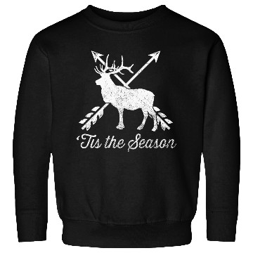 Discover 'Tis The Season Funny Deer Bow Hunting Hunter Gift Sweatshirts