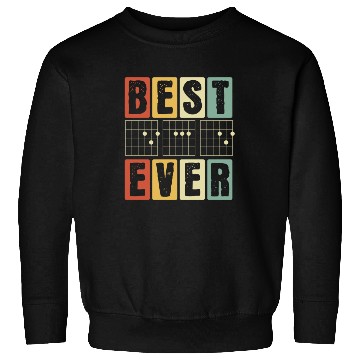 Discover Best Dad Ever - Funny Daddy Guitar Player Musician Sweatshirts