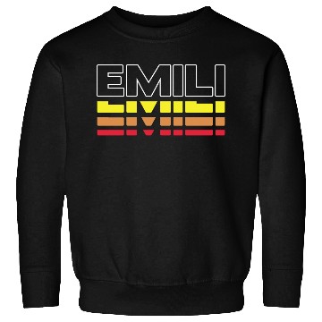 Discover Emili First Name Funny Vintage Sunset Emili Sweatshirts