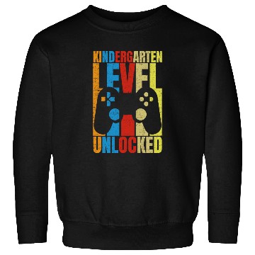 Discover Kindergarten Level Unlocked Retro Vintage Sweatshirts