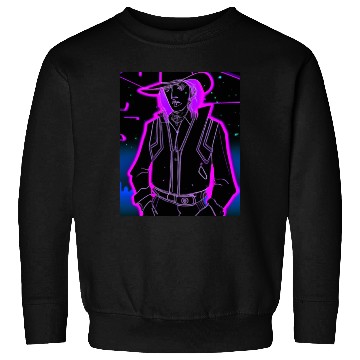 Discover Goth Synthwave Outrun Goth Cowboy Sweatshirts