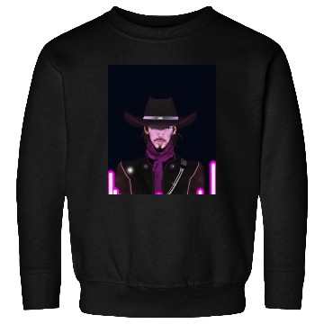 Discover Goth Synthwave Outrun Goth Cowboy Sweatshirts