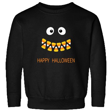 Discover Cute Candy Corn Face For Halloween Costume Sweatshirts