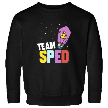 Discover Team Sped Special Education Teacher Awareness Sweatshirts