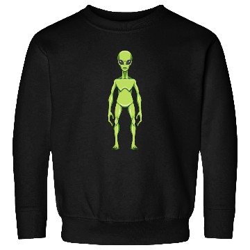 Discover green alien, alien Sweatshirts