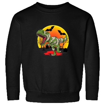 Discover Mummy T-Rex Dinosaur Trick Or Treat Halloween Sweatshirts