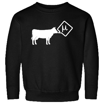 Discover Scientific Cow Goes Mu Sweatshirts