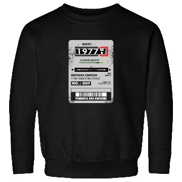Discover electricity meter birthday 1977 electrician gift Sweatshirts