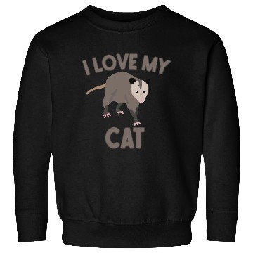 Discover I Love My Cat Possum Sweatshirts