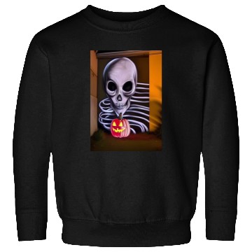 Discover STREET ART SKULL AND PUMPKIN Sweatshirts