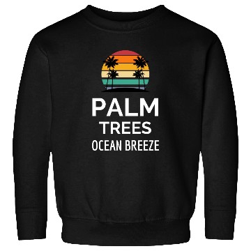 Discover Palm trees ocean breeze Sweatshirts