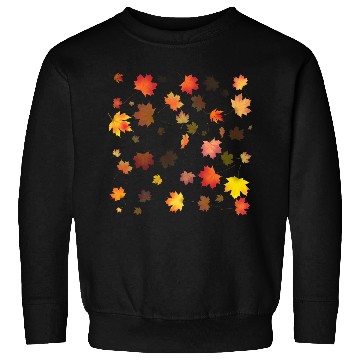 Discover Autumn Maple Leaves Sweatshirts