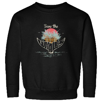 Discover Save The Whales Retro Orca Killer Whale Sweatshirts