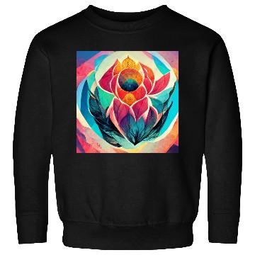 Discover Colorful mandala flower version 4 Sweatshirts