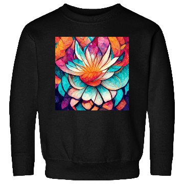 Discover Colorful mandala flower version 3 Sweatshirts
