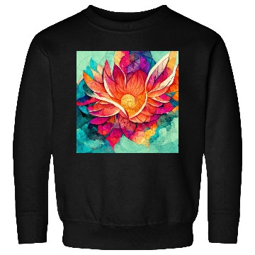 Discover Colorful mandala flower version 7 Sweatshirts