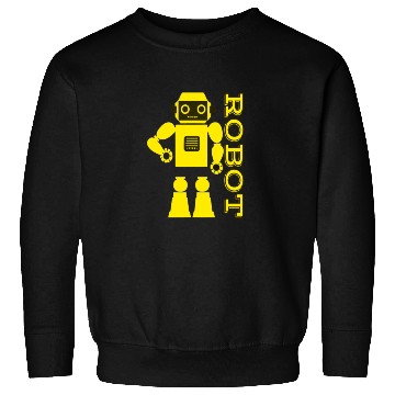 Discover Yellow robot 3d. Sweatshirts