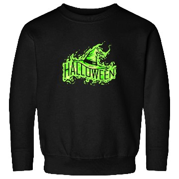Discover Green Witch Hat Costume For Halloween Sweatshirts