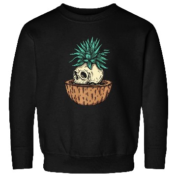 Discover Funny Cool Skeleton Plant Nature Sweatshirts