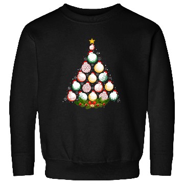Discover Matching Christmas Pajama Golf Balls Xmas Tree Sweatshirts
