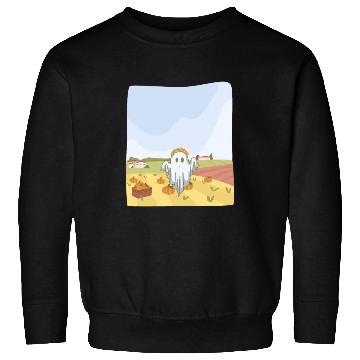 Discover Retro Pumpkin Farm Ghost For A Trick Or Treat Sweatshirts